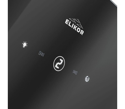 Вытяжка ELIKOR Вытяжка каминная Rise BK60, сенсорное управление, черный [243074]