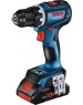 BOSCH Ударная дрель-шуруповерт GSR 18V-90 C, 5Ач, с двумя аккумуляторами [06019k6006]