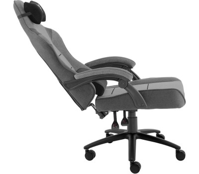 Кресло компьютерное игровое ZONE 51 Кресло игровое Invader x-weave, ткань, до 110кг, шарнирные подлокотники, серый