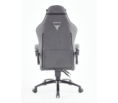 Кресло компьютерное игровое ZONE 51 Кресло игровое Invader x-weave, ткань, до 110кг, шарнирные подлокотники, серый