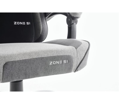 Кресло компьютерное игровое ZONE 51 Кресло игровое Invader x-weave, ткань, до 110кг, шарнирные подлокотники, серый