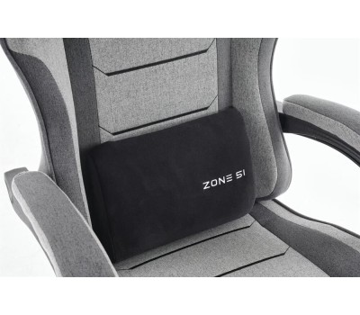 Кресло компьютерное игровое ZONE 51 Кресло игровое Invader x-weave, ткань, до 110кг, шарнирные подлокотники, серый
