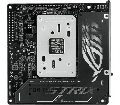 Материнская плата ASUS Материнская плата ROG STRIX X870-I GAMING WIFI AM5 mini-ITX 2xDDR5 PCIEx16 2xM.2 3xUSB-C HDMI 2.5GLAN Wi-Fi 7