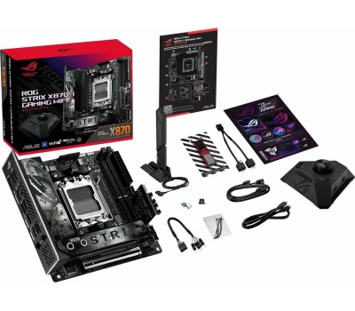 Материнская плата ASUS Материнская плата ROG STRIX X870-I GAMING WIFI AM5 mini-ITX 2xDDR5 PCIEx16 2xM.2 3xUSB-C HDMI 2.5GLAN Wi-Fi 7