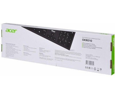Acer OKR010 [ZL.KBDEE.003] Wireless keyboard USB slim Multimedia black