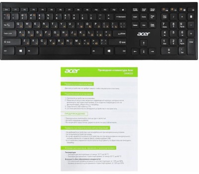 Acer OKR010 [ZL.KBDEE.003] Wireless keyboard USB slim Multimedia black