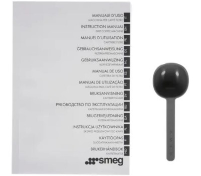 SMEG Кофеварка DCF02SSEU, капельная, нержавеющая сталь