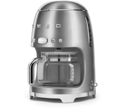 SMEG Кофеварка DCF02SSEU, капельная, нержавеющая сталь