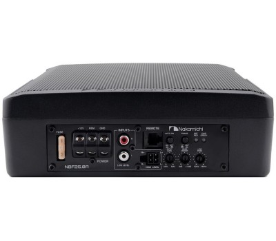Автосабвуфер Nakamichi NAK-NBF25.0A Сабвуфер активный плоский алюм.корпус 900W max