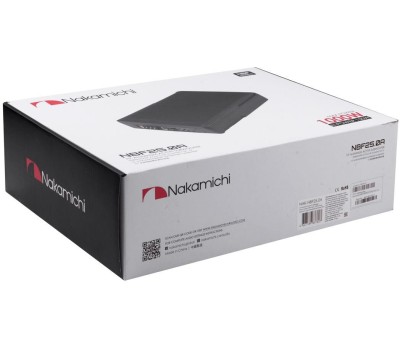 Автосабвуфер Nakamichi NAK-NBF25.0A Сабвуфер активный плоский алюм.корпус 900W max