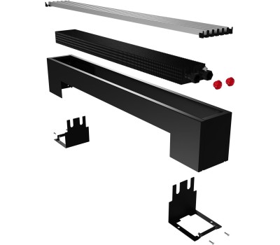 Конвектор ROYAL THERMO Конвектор напольный STEP-130/130/1800-2-N-WT-LG-NA