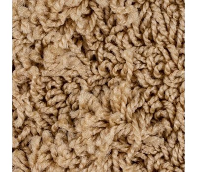 САНАКС - Коврик в ванную ШАГГИ, двойной, БЕЖЕВЫЙ, 60х100 + 50х60 см, 100% полиэстер 00157