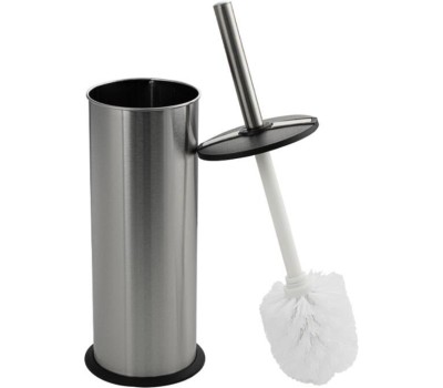 САНАКС - Ёрш для унитаза, напольный, с полоской, из нержавеющей стали, круглый 301