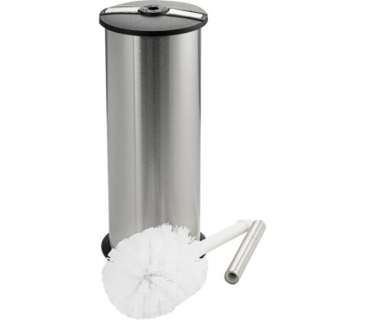 САНАКС - Ёрш для унитаза, напольный, с полоской, из нержавеющей стали, круглый 301