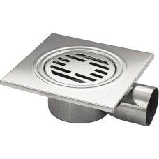 Трап САНАКС 00023 Трап из нержавеющей стали 150х150 горизонтальный (2)