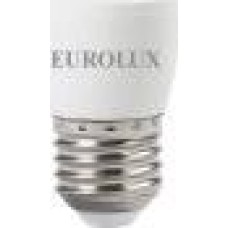 Лампа светодиодная EUROLUX LL-E-C37-6W-230-4K-E27