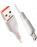 Дата-кабель GOPOWER (00-00018563) GP01M USB (m)-microUSB (m) 1.0м 2.4A белый