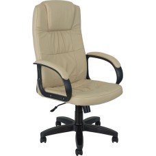 Кресло компьютерное ЯрКресло Кресло Кр81 ТГ ПЛАСТ ЭКО2 (экокожа слоновая кость)