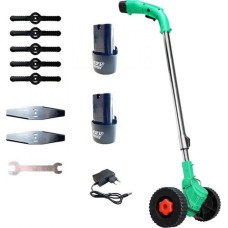 Триммер-газонокосилка ZITREK GreenCut 12 Pro (12В, Li-ion аккумулятор 2шт, колеса) 082-2004 (1 коробка)