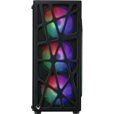 Корпус для ПК FORMULA Корпус MANA черный без БП ATX 6x120mm 2xUSB2.0 1xUSB3.0 audio bott PSU