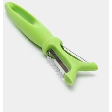 Овощечистка MALLONY Овощечистка SEMPLICE, р-р 18*4,3*2,4 см, с двумя вертикальными лезвиями, пластиковой ручкой