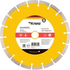 Диск алмазный KRANZ (KR-90-0105) Диск алмазный отрезной сегментный 230x22,2x2,4x10мм