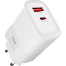 СЗУ MORE CHOICE (4620202555595) NC82 1USB+1Type-C 3.0A PD 35W+QC3.0 White
