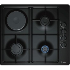 Варочная панель газовая BOSCH Газовая варочная поверхность PBY6C6B62O черный