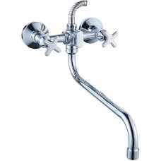 Смеситель для ванны АНТЕЙ 247350-ANT Кристи Смеситель д/ванны с 2-мя рукоятками S-35см, с перекл. душа