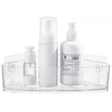 РЫЖИЙ КОТ Полка для ванной подвесная угловая CRYSTAL (109747)