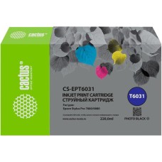 Картридж CACTUS Картридж CS-EPT6031, T6031, фото черный / CS-EPT6031