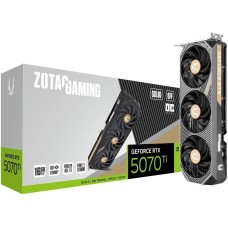 Видеокарта ZOTAC Видеокарта RTX5070Ti SOLID SFF OC 16GB GDDR7 256bit 3xDP HDMI 3FAN PREMIUM PACK