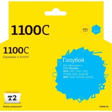 Картридж T2 Картридж IC-B1100C, LC-1100C/980C, голубой / IC-B1100C