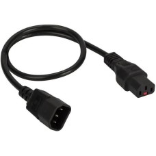LANMASTER Шнур питания LAN-PP13L/14-5.0-BK C13-С14 проводник.:3x0.75мм2 5м 220В 10А черный