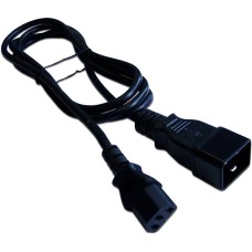 LANMASTER Шнур питания LAN-PP13/20-0.5-BK C13-C20 проводник.:3x0.75мм2 0.5м 220В черный