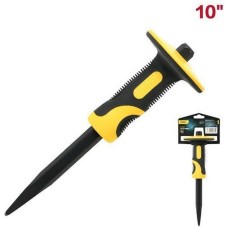 DELI Зубило пикообразное с протектором DL6410 4х16х250мм, двухкомпонентная рукоять