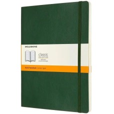 MOLESKINE Блокнот CLASSIC SOFT QP621K15 XLarge 190х250мм 192стр. линейка мягкая обложка зеленый
