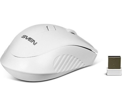 Мышь беспроводная SVEN RX-325 WIRELESS USB белый