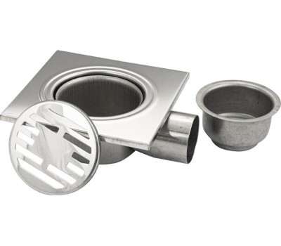 Трап САНАКС 00023 Трап из нержавеющей стали 150х150 горизонтальный (2)