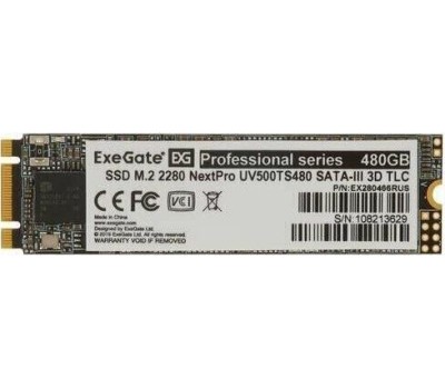 SSD накопитель EXEGATE SSD UV500MNextPro 480GB M.2 (EX280466RUS)
