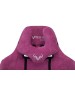 Кресло БЮРОКРАТ Кресло игровое Zombie VIKING KNIGHT Fabric малиновый Light-15 с подголов. крестовина металл