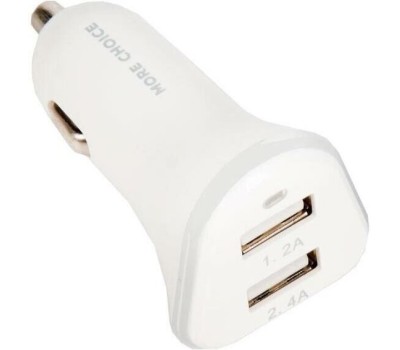 АЗУ MORE CHOICE (4627151191386) AC22m 2USB 2.4A для micro USB White