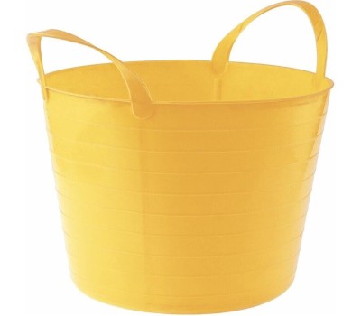 Ведро СИБРТЕХ Ведро гибкое сверхпрочное, 14 л, желтое, 67502