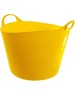 Ведро СИБРТЕХ Ведро гибкое сверхпрочное, 14 л, желтое, 67502