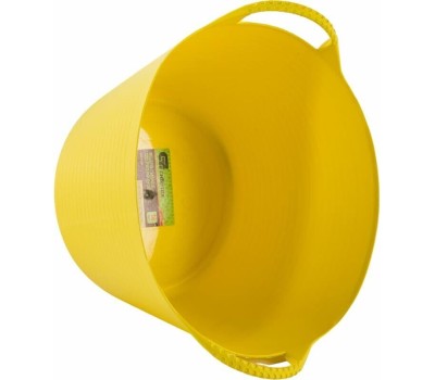 Ведро СИБРТЕХ Ведро гибкое сверхпрочное, 14 л, желтое, 67502