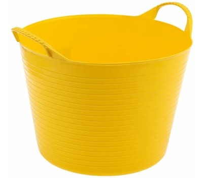 Ведро СИБРТЕХ Ведро гибкое сверхпрочное, 14 л, желтое, 67502