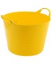 Ведро СИБРТЕХ Ведро гибкое сверхпрочное, 14 л, желтое, 67502