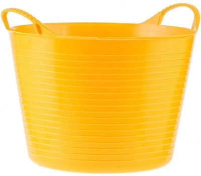 Ведро СИБРТЕХ Ведро гибкое сверхпрочное, 14 л, желтое, 67502