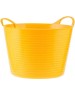 Ведро СИБРТЕХ Ведро гибкое сверхпрочное, 14 л, желтое, 67502