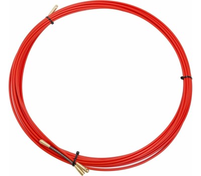 Электроустановочные изделия REXANT (47-1010) ПРОТЯЖКА КАБЕЛЬНАЯ СТЕКЛОПРУТОК, D=3,5 ММ 10 М, КРАСНАЯ